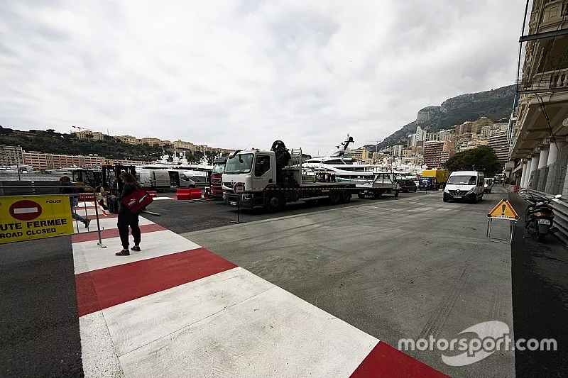 New run-off area at the exit of the chicane