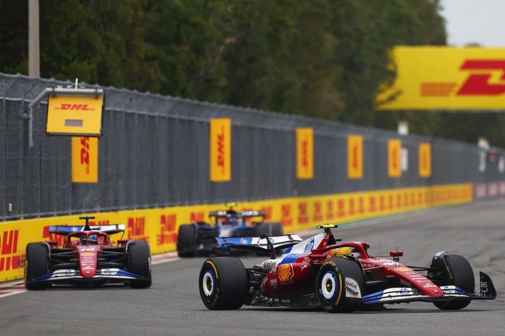 Charles Leclerc, Ferrari, Lewis Hamilton, Ferrari, Carlos Sainz, Williams