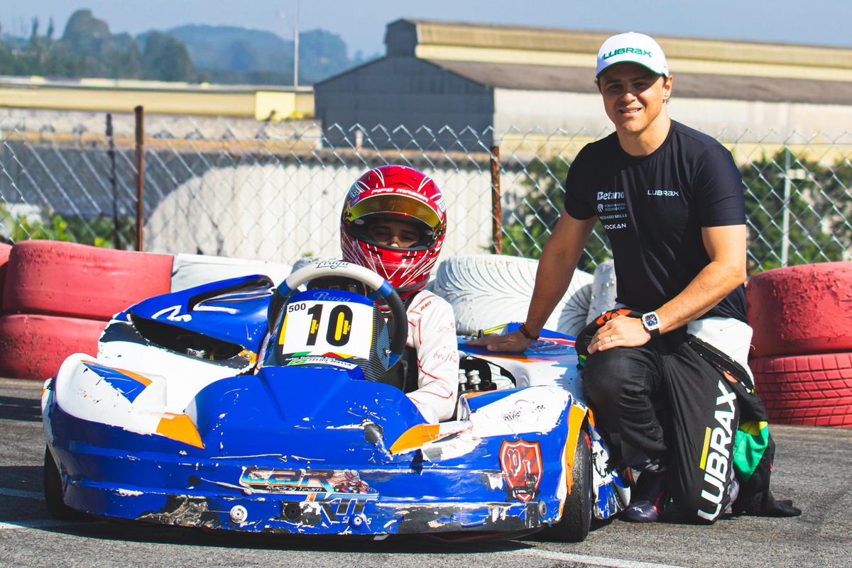 Felipe Massa e filho vencem na Pro 500 na Copa São Paulo de Kart