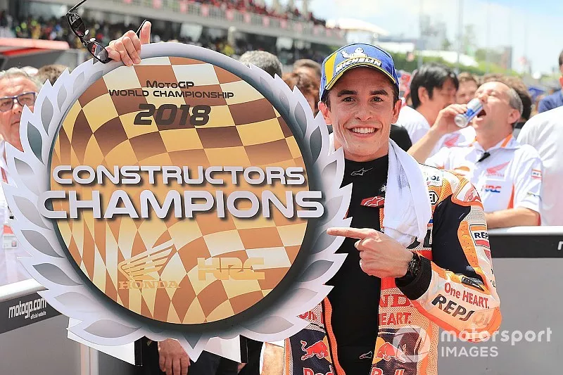 Le vainqueur Marc Marquez, Repsol Honda Team