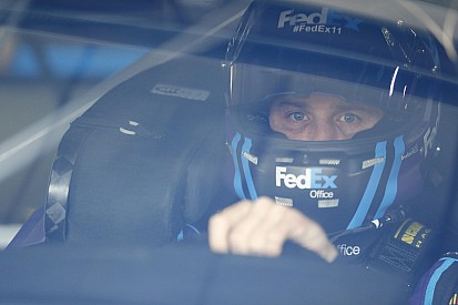 Hamlin sets fastest time in Happy Hour before spinning
