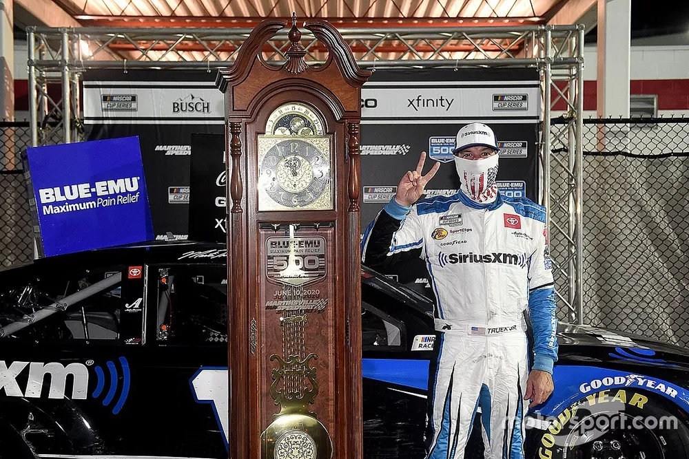 Race Winner Martin Truex Jr., Joe Gibbs Racing Toyota