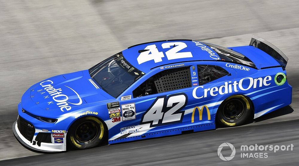 Kyle Larson, Chip Ganassi Racing, Chevrolet Camaro Credit One Bank