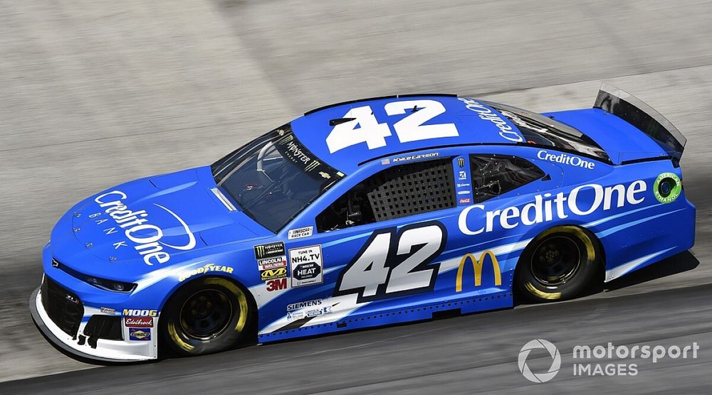  Kyle Larson, Chip Ganassi Racing, Chevrolet Camaro Credit One Bank