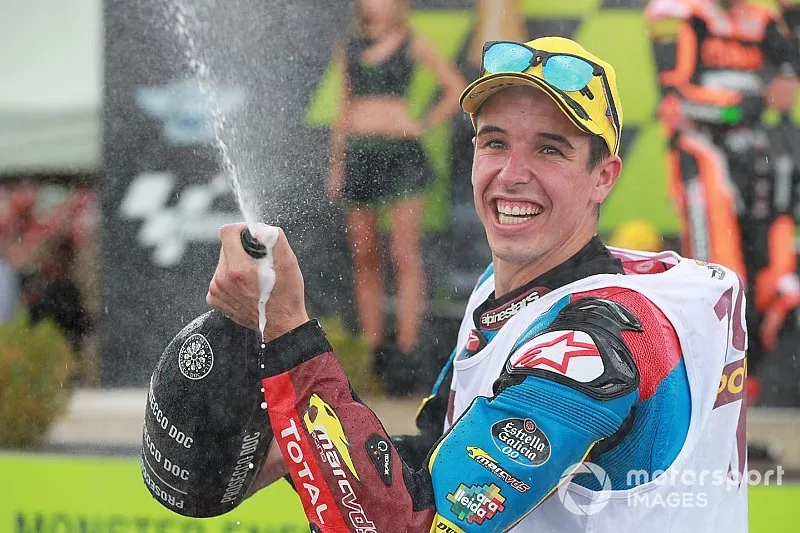 Podium: race winner Alex Marquez, Marc VDS Racing