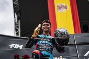 Dani Holgado ya piensa en "ir a por el título" en 2026 tras su primer podio en Moto2
