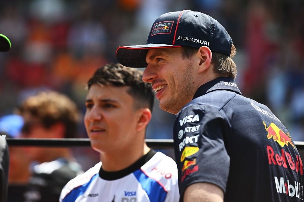 Max Verstappen, Red Bull Racing, Isack Hadjar, Racing Bulls Team