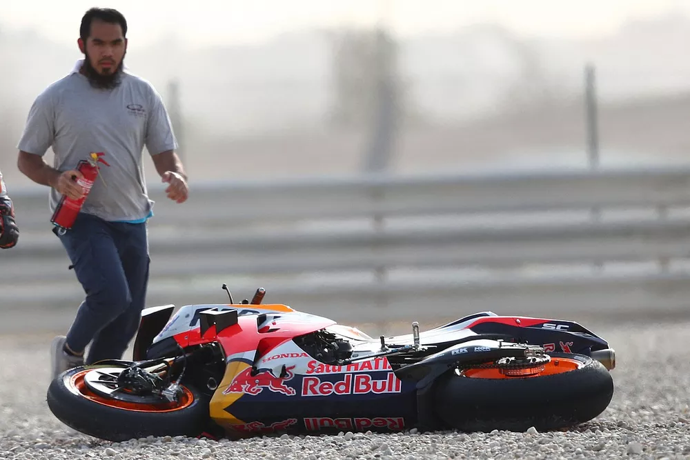 Ca&iacute;da de Pol Espargaro, Repsol Honda