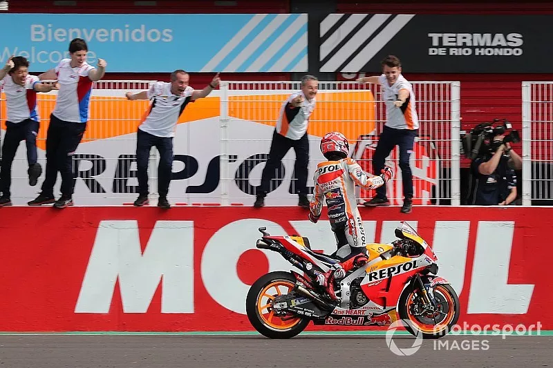 Marc M&aacute;rquez, ganador de la carrera