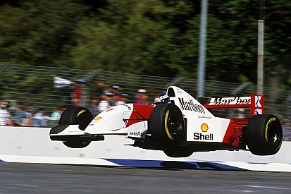 Freeze frame: Mika Hakkinen’s ‘flying Finn’ moment
