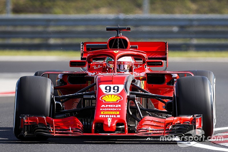 Джовинацци на Ferrari стал быстрейшим по итогам половины первого тестового дня в Венгрии