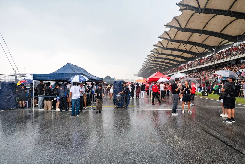 Lluvia en Sepang