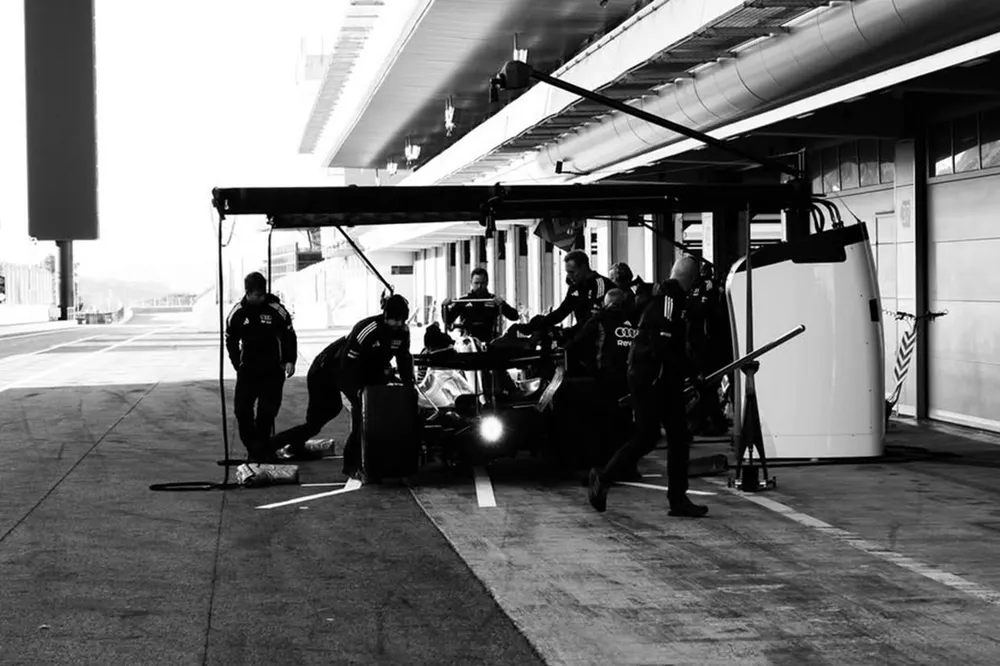 Audi F1 Team shakedown