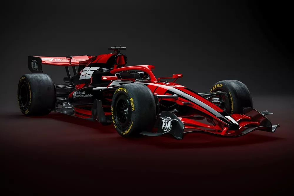 Render del coche de F1 2026