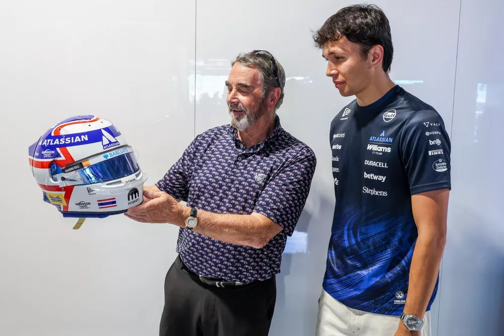 Nigel Mansell, Alex Albon, Williams