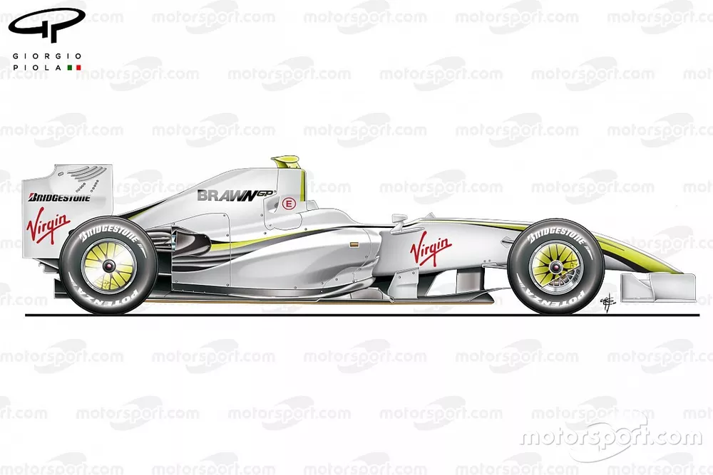 BrawnGP BGP001 side view