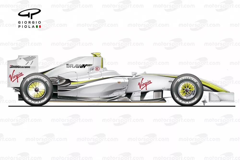 BrawnGP BGP001 side view