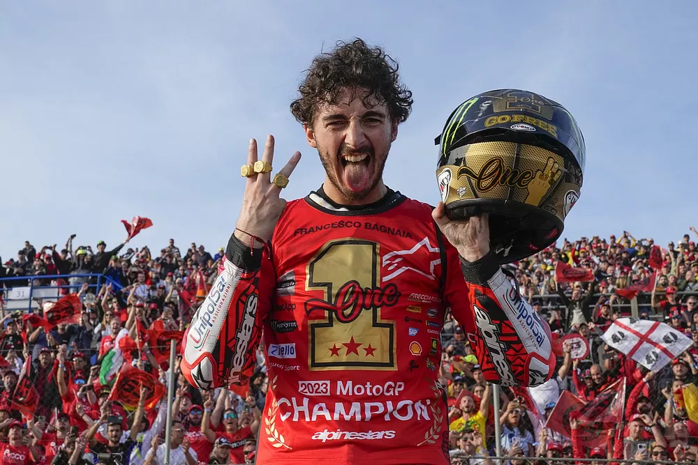 Campe&oacute;n del mundo Francesco Bagnaia, Equipo Ducati