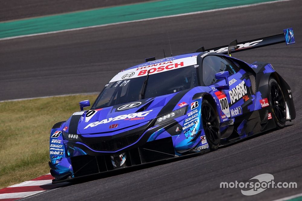 いるパンチTEAM KUNIMITSU特注　RAYBRIG NSX-GT スーパーGT：TEAM KUNIMITSU、RAYBRIG NSX-GTの2018年カラー