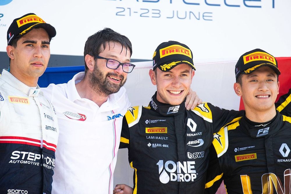 Juan Manuel Correa, Sauber Junior Team By Charouz, Anthoine Hubert, Bwt Arden y Guanyu Zhou, Uni Virtuosi
