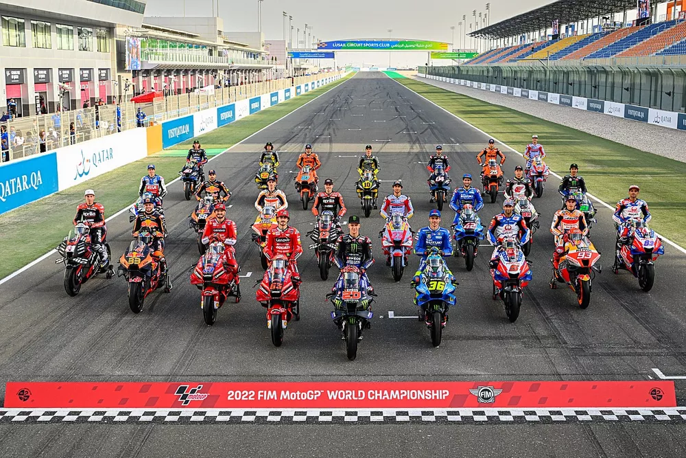 Les pilotes de la saison 2022 de MotoGP