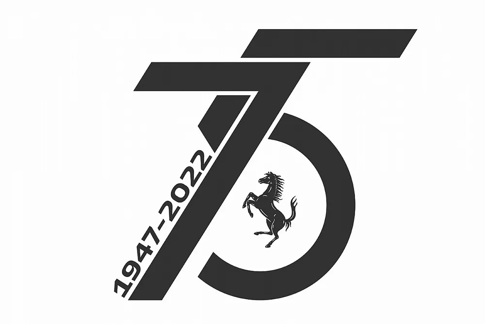 Ferrari compie 75 anni, ecco il logo celebrativo dell'anniversario