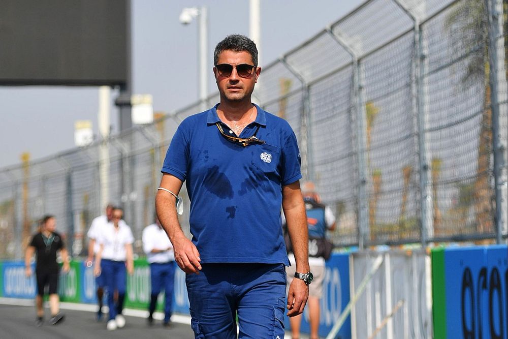 Michael Masi, Race Director, walks the track