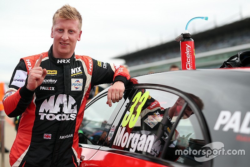Rockingham BTCC: Morgan scores first ever pole