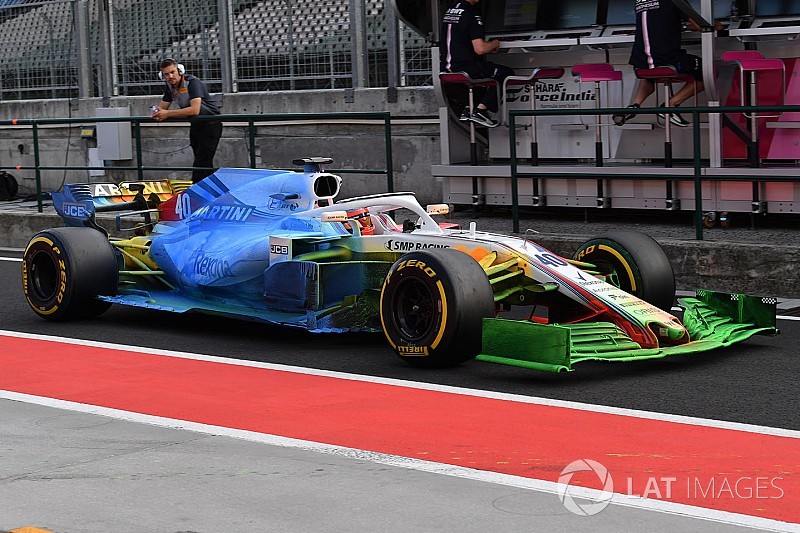 Galería: la parafina, protagonista del test de Hungría de F1