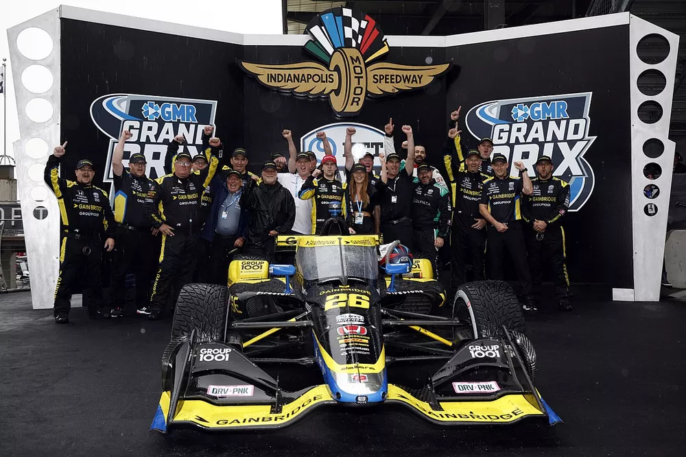 Race winner Colton Herta, Andretti Autosport w/ Curb-Agajanian Honda
