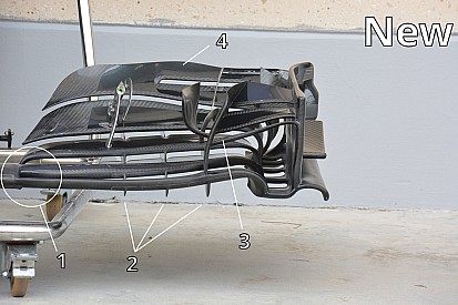 Formel-1-Technik: Der Frontflügel des McLaren MP4-31