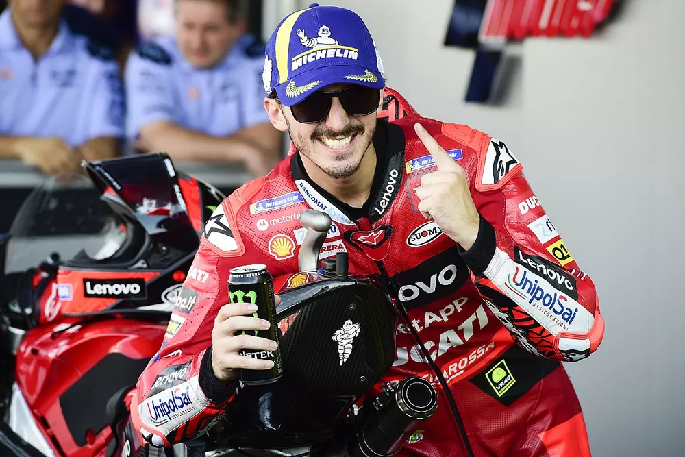 Le vainqueur Francesco Bagnaia, Ducati Team