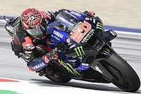 Quartararo presiona a las Ducati liderando el Warm Up de MotoGP en Austria