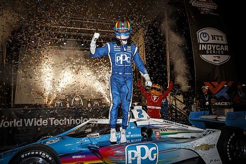 Indy: Newgarden vence última oval da temporada com relargada atrasada por conta de forte chuva