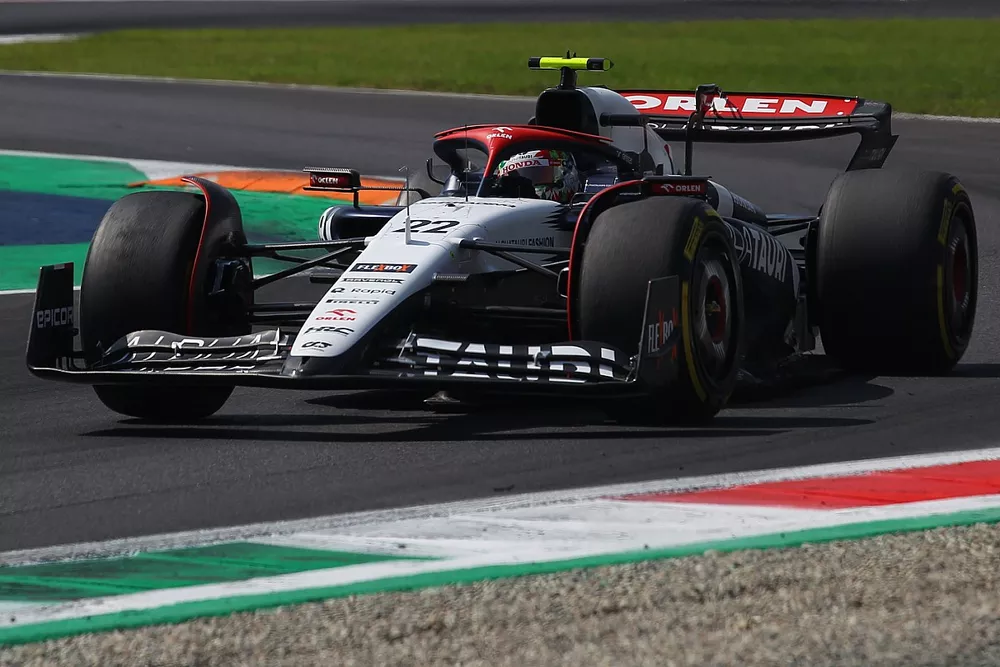角田裕毅「マシンから異音が聞こえた」F1イタリアGPフォーメーション