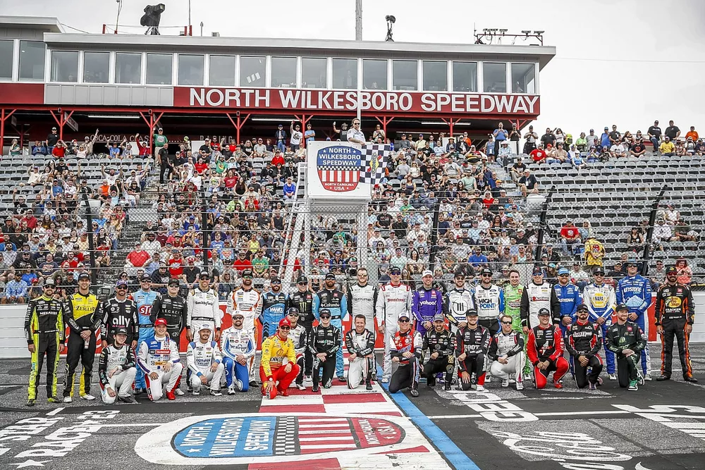 All NASCAR Cup Series drivers celebrate returning to North Wilkesboro Speedway