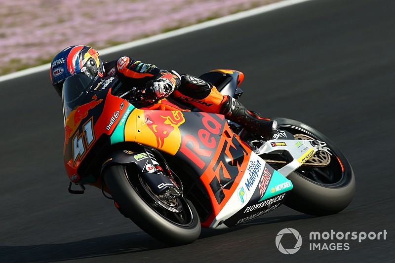 Test Moto2 Jerez: l'ultima zampata è della KTM di Binder, ma