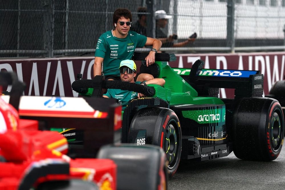 Lance Stroll, Aston Martin Racing, Fernando Alonso, Aston Martin Racing