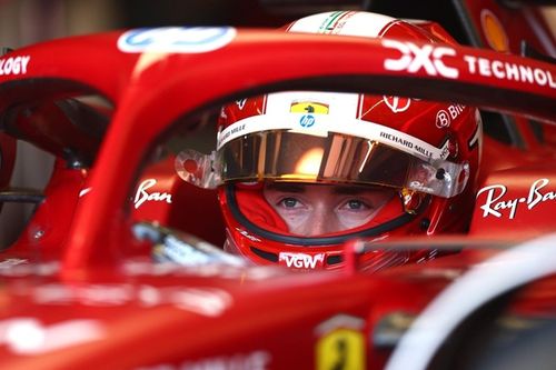 Leclerc, pesimista con el Ferrari: "Apuntamos m&aacute;s a las tercera, que a la segunda fila"