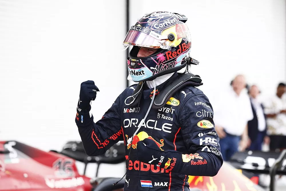 Race winner Max Verstappen, Red Bull Racing