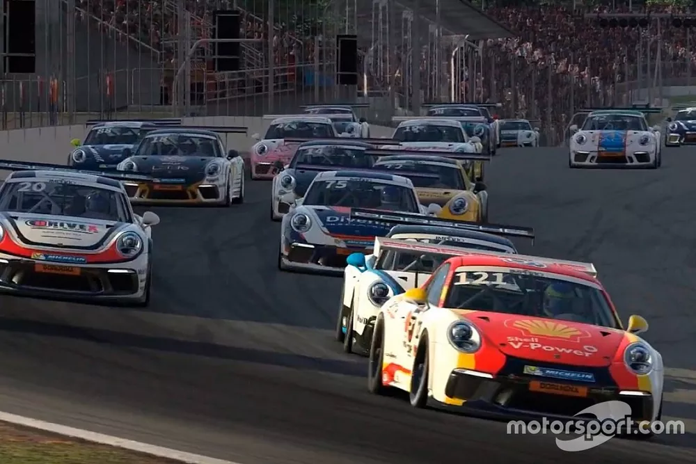 Corrida virtual da Porsche Cup vai selecionar piloto Shell
