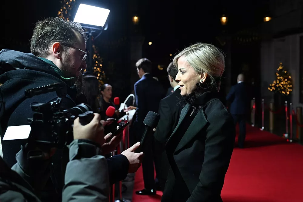 Susie Wolff sur le tapis rouge