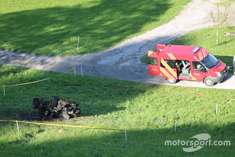 The site of Richard Hammond's accident