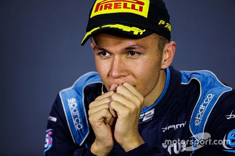Conf&eacute;rence de presse : Alexander Albon, DAMS  