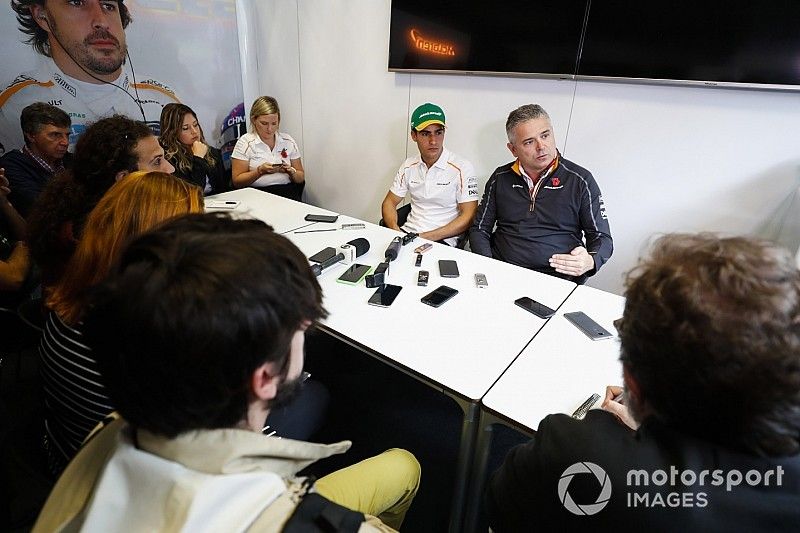 New McLaren test and development driver Sergio Sette Camara is presented to the media, by Gil de Ferran, Sporting Director, McLaren
