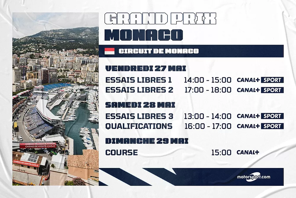 Le programme du Grand Prix de Monaco