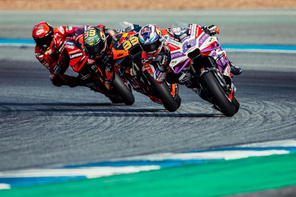 Jorge Mart&iacute;n, Pramac Racing, Brad Binder, Red Bull KTM Factory Racing, Francesco Bagnaia, Ducati Team
