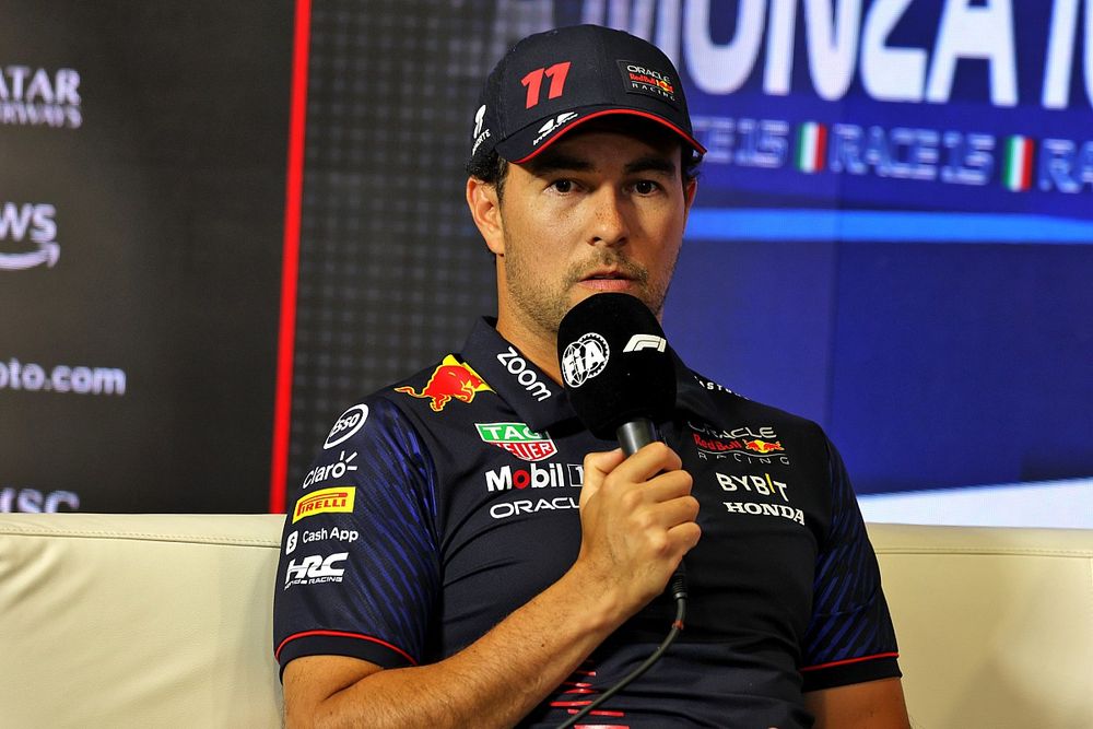 Rueda de prensa, Sergio Pérez, Red Bull Racing 