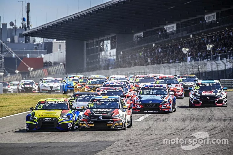 Arrancada, Antti Buri, AS Motorsport Audi RS3 LMS, Johan Kristoffersson, SLR Volkswagen Volkswagen Golf GTI TCR