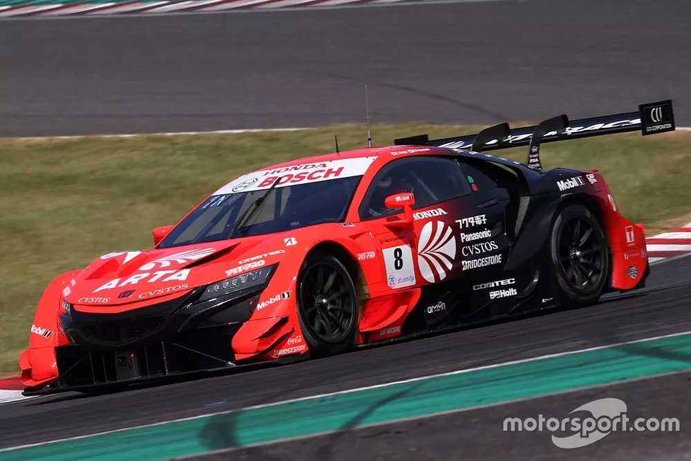 #8 Autobacs Racing Team Aguri Honda NSX-GT: Tomoki Nojiri, Nirei Fukuzumi
